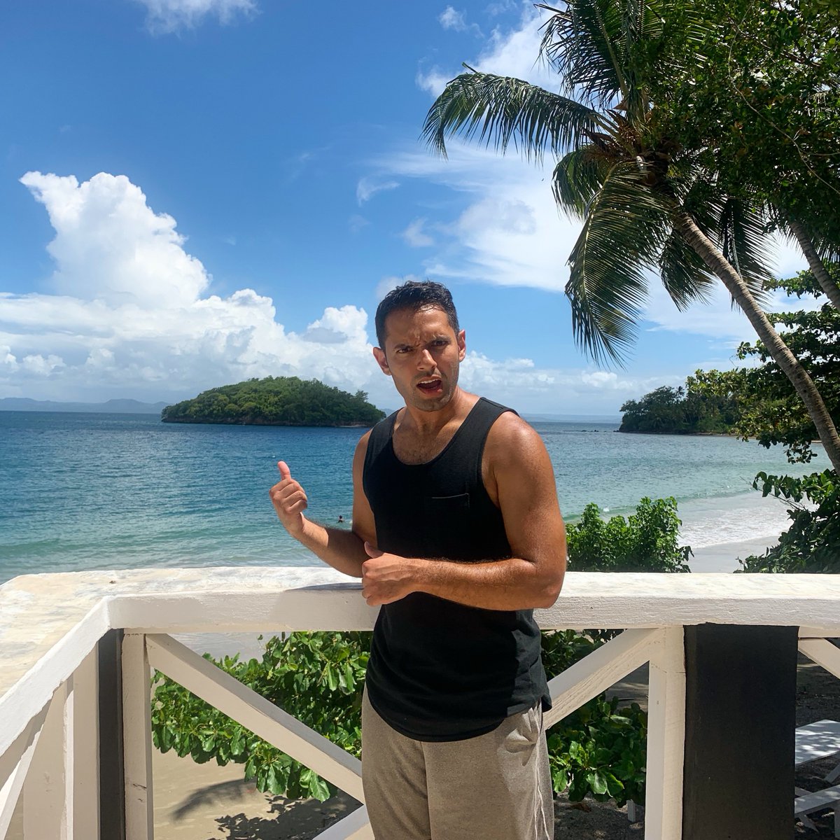 AdamBanerjee's tweet photo. What the 🤬? Unforgettable moments in Las Terrenas. #DominicanRepublic #Travel #Beautiful #Beach https://t.co/0m7vdzHvEf
