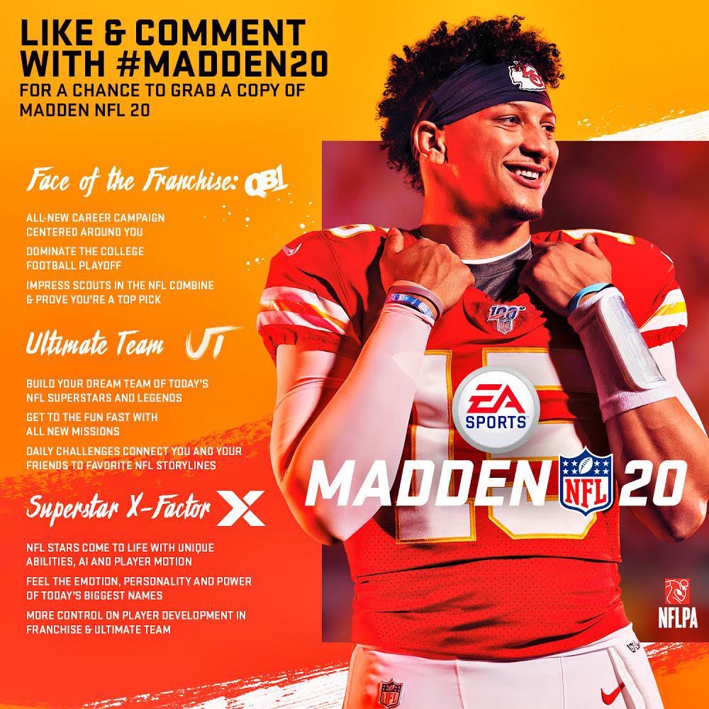 WHO WANTS A EARLY COPY OF MADDEN FOR FREE?!

-RT
-LIKE
-Resond with #Madden20

LETS GOOOOOOOO! #MaddenSZN
