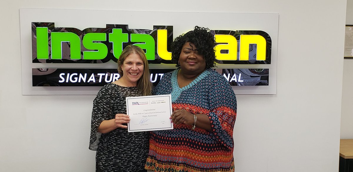 Congratulations Renika your 5 year milestone with the TMX family!!! 
#tmx <a href="/jesstraylor/">Jessica Traylor</a> <a href="/cliiifff/">Cliff Lewis</a> <a href="/UlyssesPerez80/">Ulysses Perez</a> <a href="/ted_helgesen/">Ted Helgesen</a> @OBielss <a href="/TMXCompanies/">TMX Companies</a> <a href="/instaloan/">InstaLoan</a> @JamisonBarbie