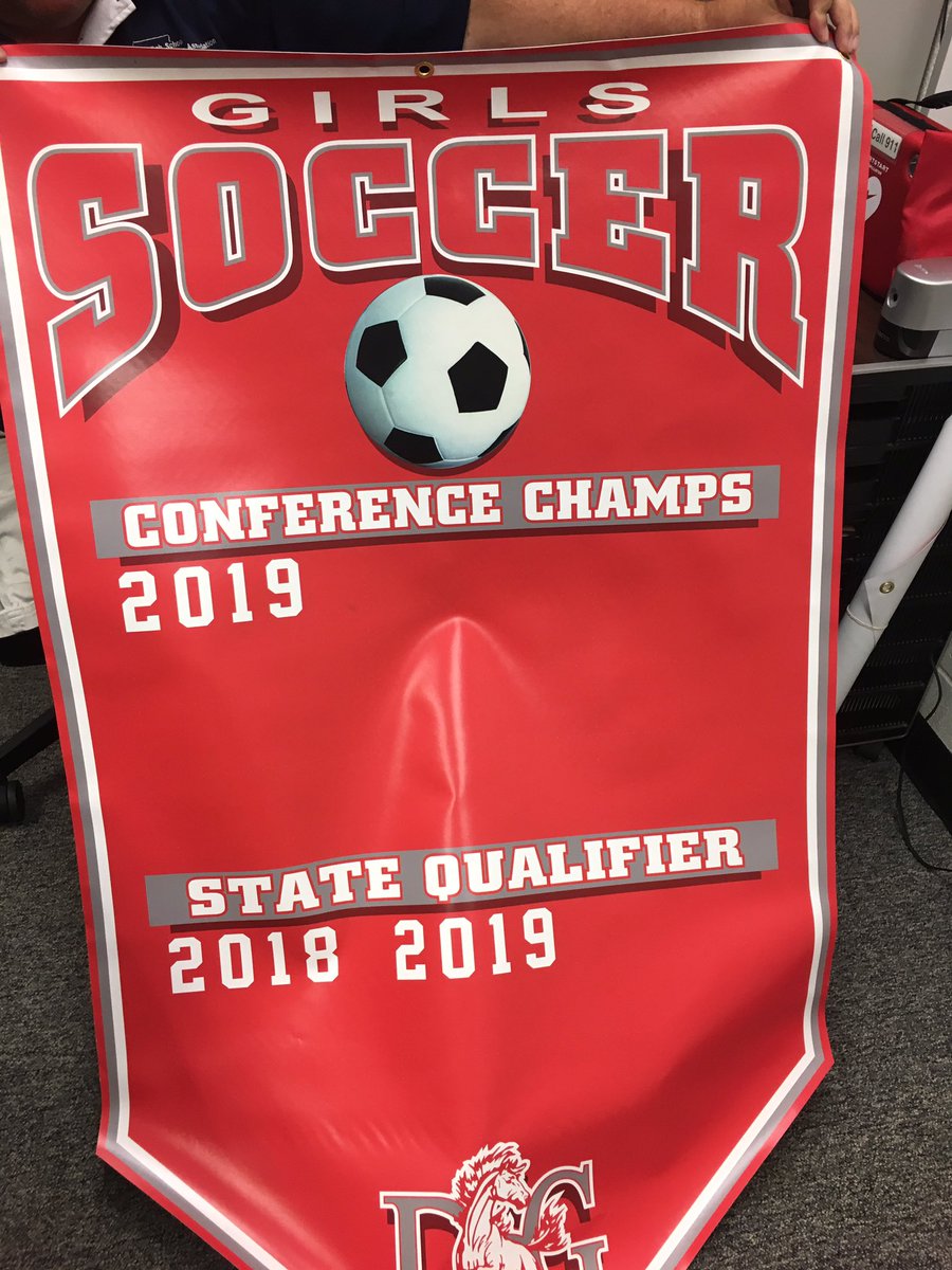 filliesoccer's tweet photo. The new banner has arrived. Time to hang this one next to the one we have already filled! Time to get to work and fill this one as well! #tearitup https://t.co/2a6ZIq783z