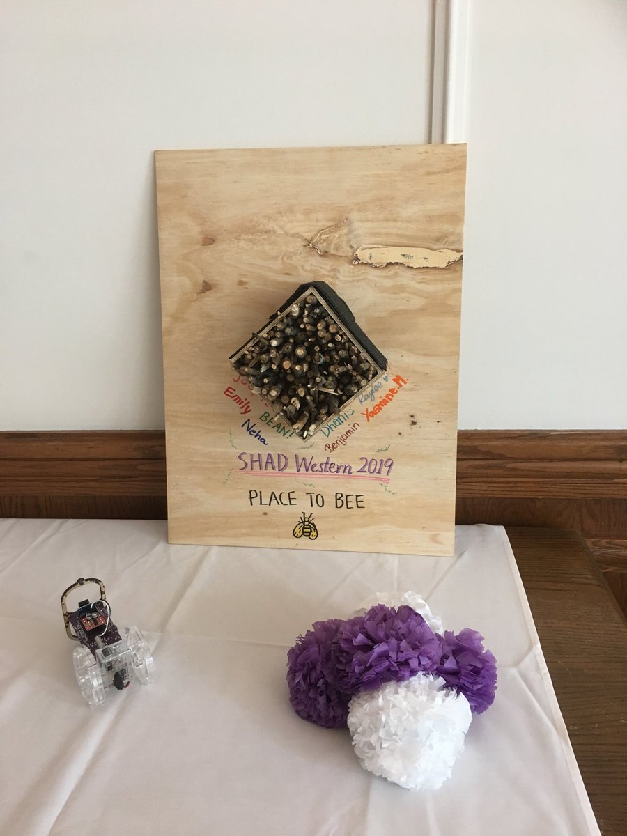 sudha_kutty's tweet photo. Thanks to @WesternU for hosting #ShadOpen today. Great to be back on campus and show my kids my @UWOLaw school. Loved the bee house the students created. I’m so glad to have my #ShadFellow back. I know she has created a lifetime of memories. @ShadNetwork https://t.co/KPbbf3gxBm