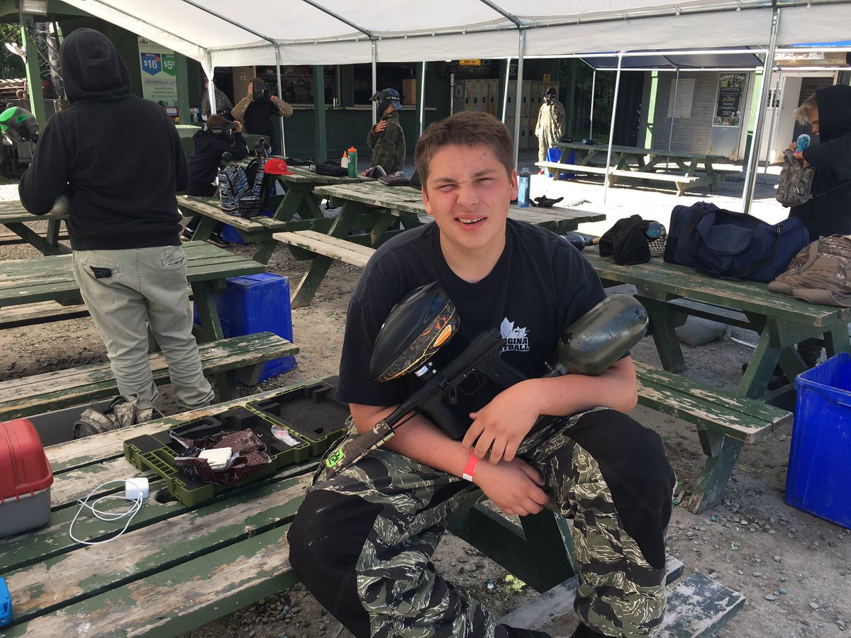 GeorginaPBall's tweet photo. Summer time means #paintballcamp this is our 9th summer at @GeorginaPBall https://t.co/CAzjsnH6wO