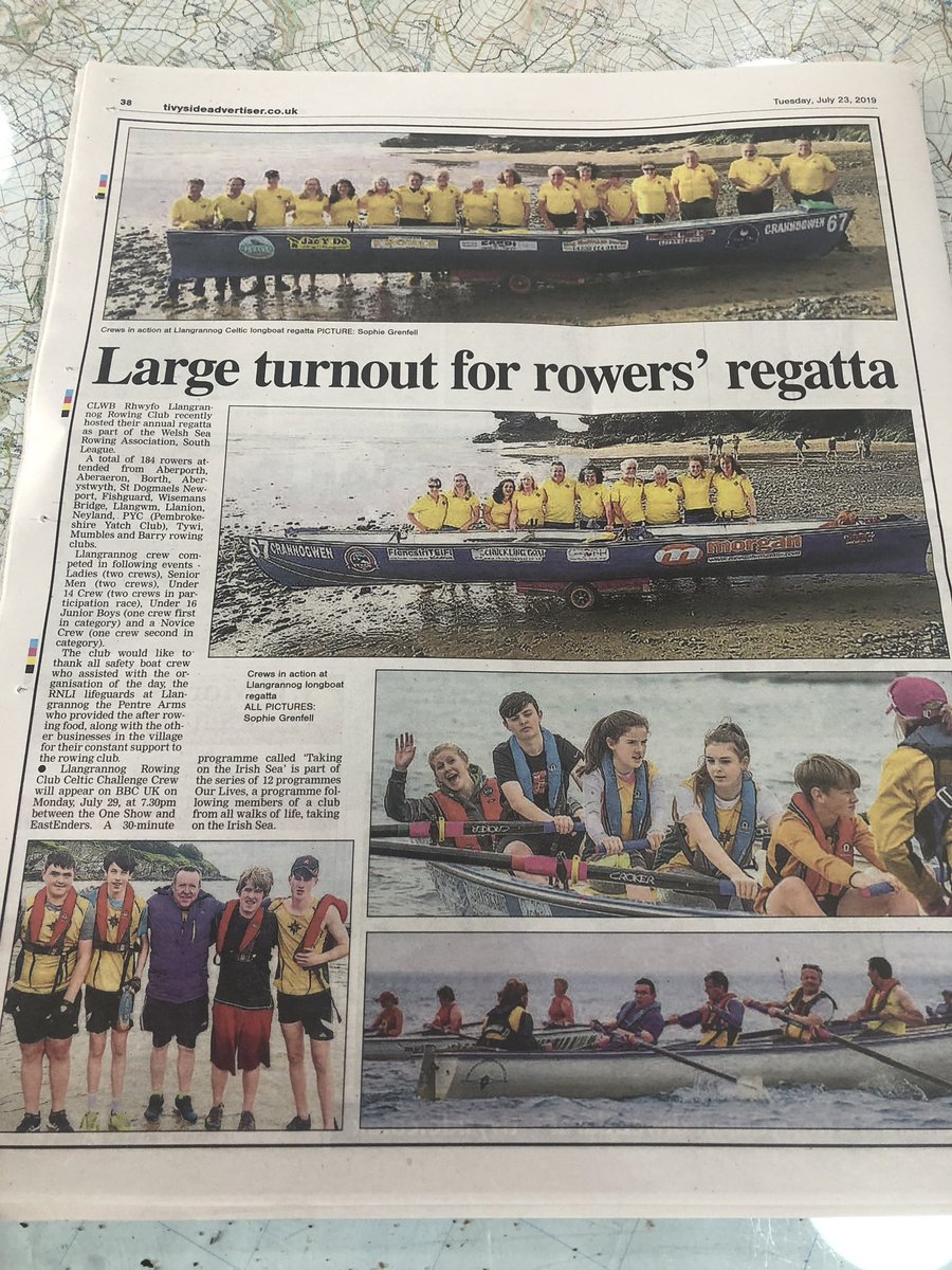 Clwb Rhwyfo Llangrannog Rowing Club (@rhwyfocrannog) on Twitter photo 