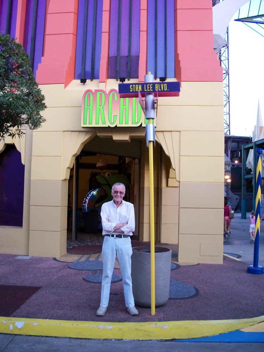 Stan was given keys to many cities, Stan Lee Days were signed into law in states &amp; towns across the US, and now a street will be named after him in NYC! (Not this one - this is Stan Lee Blvd. at Universal’s Islands of Adventure in Orlando.) therealstanlee.com/entertainment/…