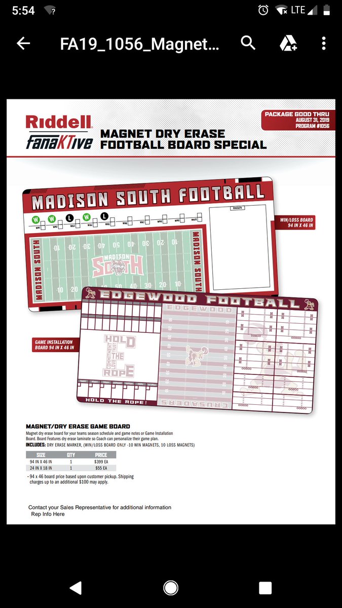 CoachZ219's tweet image. Calling all football coaches. Check out these specials on two different types of dry erase magnetic boards. Template art so just plug in your colors and logo. Best price on the market. Contact me if interested. #football #customboards #coachsdream #athletics #fanaktive