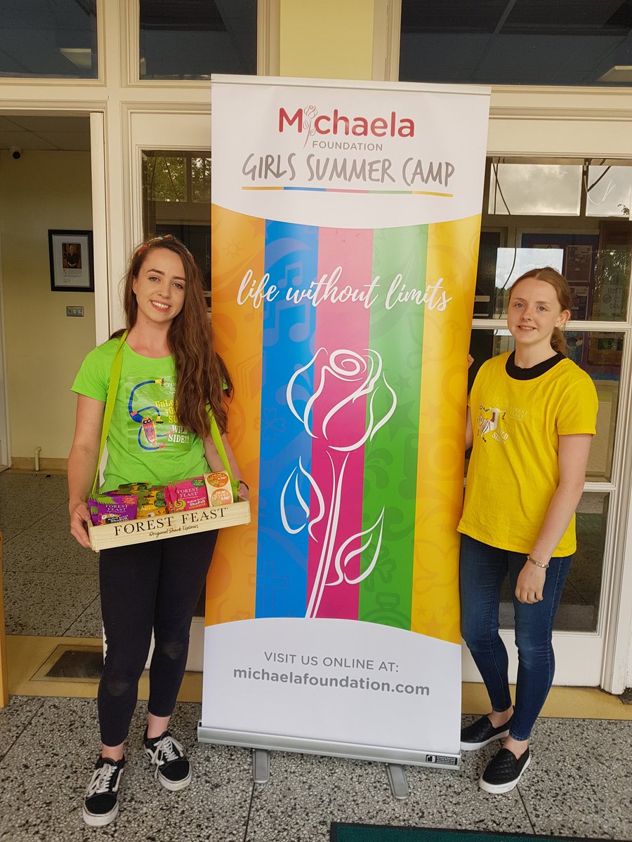 Thanks to the girls from @Forest_Feast who visited the #ArmaghCity @michaelafound camp yesterday to give our campettes free samples of their new kids range. The girls really enjoyed them! 🍇🍬