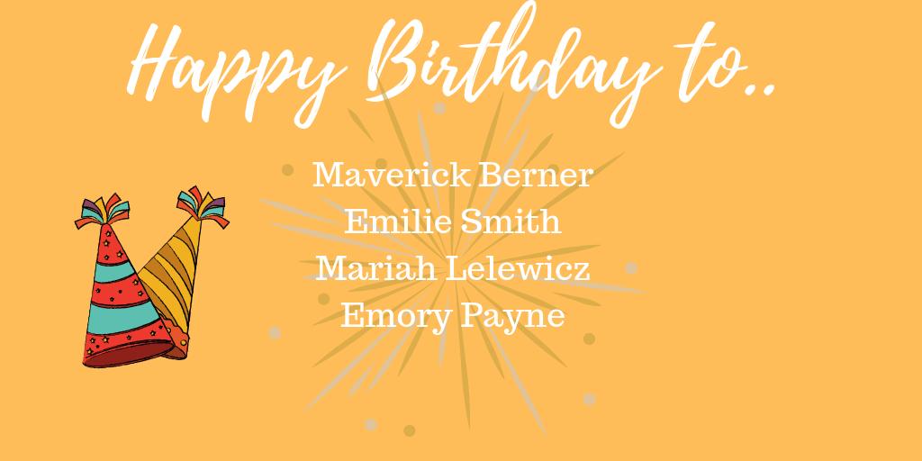 snchonors's tweet photo. Happy #BirthdayWednesday to all of our Honors students who are celebrating this week! Enjoy! https://t.co/8SvFVsgLr1