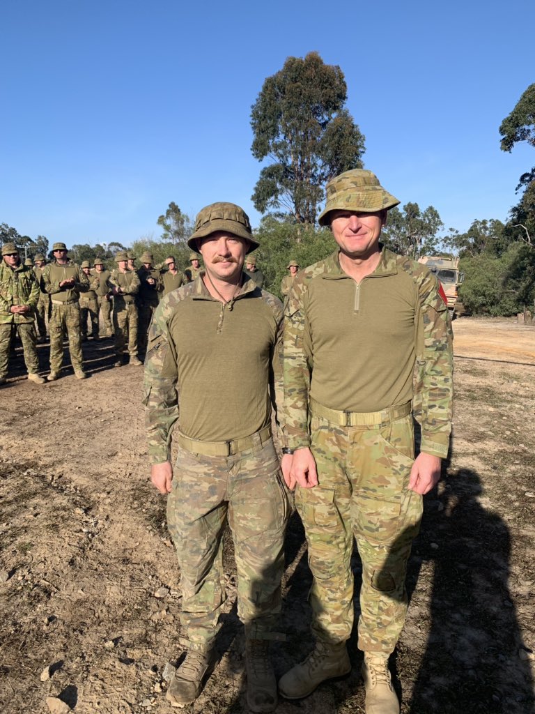 GinnyMorris73's tweet image. After a fantastic three weeks in the field CO @7CSSBAusArmy got to reward two of our soldiers on their outstanding performance while on EXTS19. Congratulations to our new corporals CPL Ma’afu #RACT and LCPL Young #RAAOC