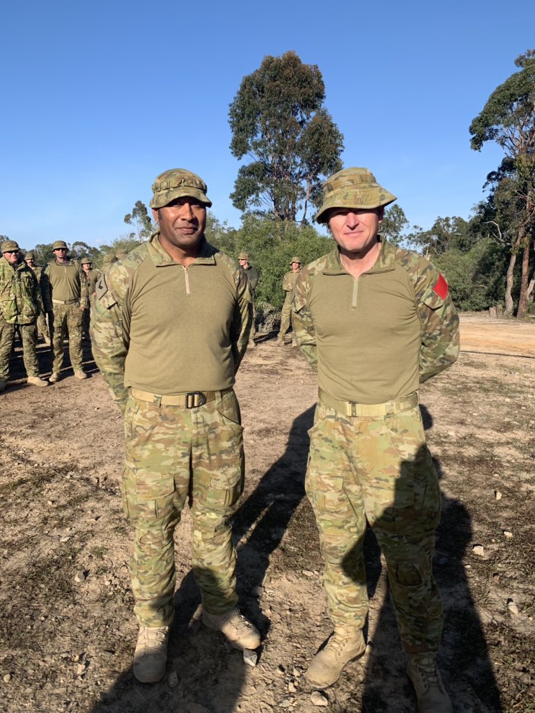 GinnyMorris73's tweet image. After a fantastic three weeks in the field CO @7CSSBAusArmy got to reward two of our soldiers on their outstanding performance while on EXTS19. Congratulations to our new corporals CPL Ma’afu #RACT and LCPL Young #RAAOC