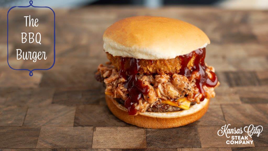 We have the perfect burger for all BBQ lovers! 
KC Steak Burger topped with Onion Rings &amp; BBQ Pulled Pork!
Located at the Hot Corner Grill stands in Sections 221, 234, 417, and 422! #AlwaysRoyal