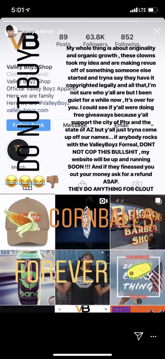 Savagee's tweet photo. I been told yall not to shop with @ValleyBoyzShop bout time someone else said it 💯 #nooriginality #makeyourownwave https://t.co/kvjNOyxLE8