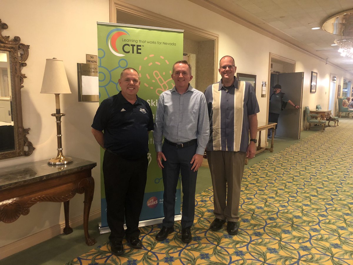 NevadaACTE's tweet photo. Thank you @edheadsteve for attending our #nacte19 https://t.co/d1Fl8xVg06