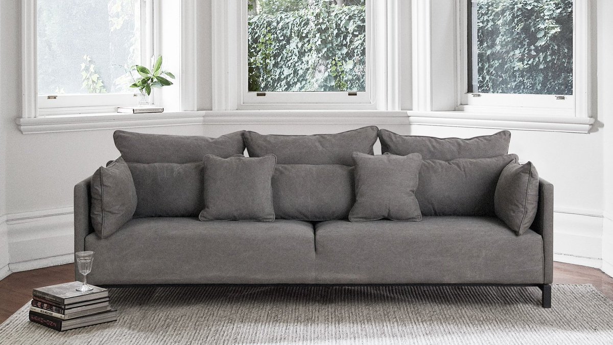 Price drop! Save 25% on the Henty Sofa. 

With matte black steel legs and feathered cushion seats, Henty is a modern spin on a classic sofa. The sleek lines are softened with ample back and throw cushions. 

Find out more: bit.ly/2ZbyvqI