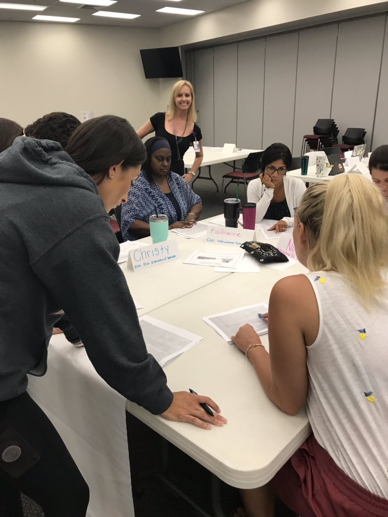 HughesHangout's tweet photo. Our Modules of Instruction PD went fabulous because of the wonderful teachers who came! Can’t wait for round 2 next week. Shout out to my partner @LSalinsky! #dreamteam #PBCliteracy @KristenRulison https://t.co/s31MYuipLW