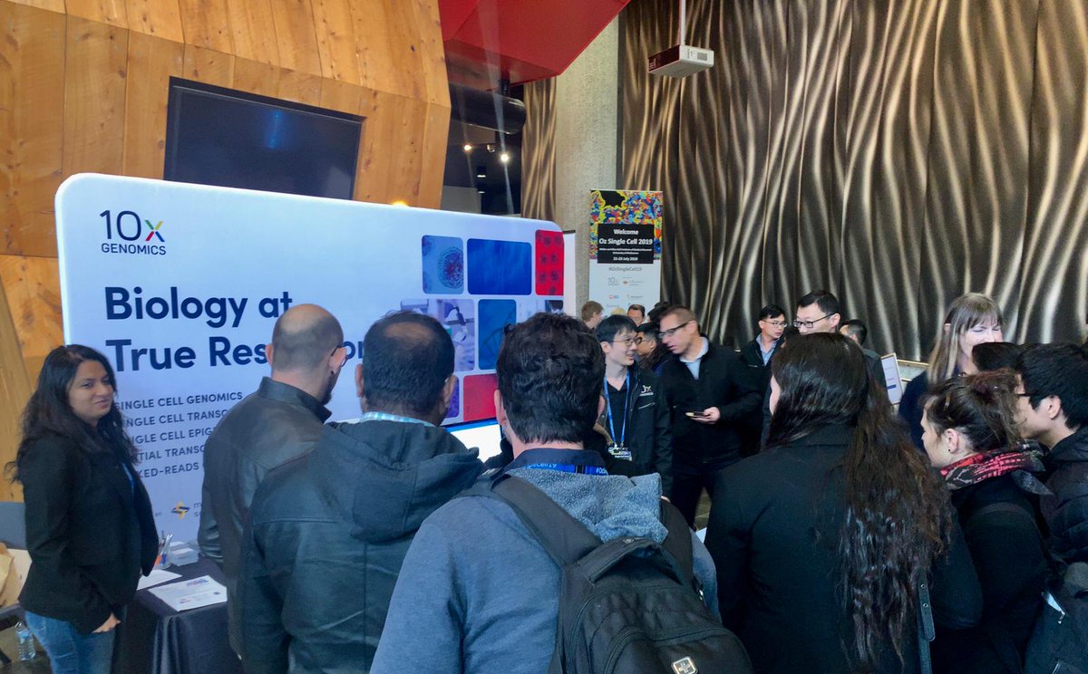 10xGenomics's tweet photo. Thank you Australia, it has been a great week! We started in Adelaide for our #10xUGM19, participated in #ozSingleCell19, & hosted the 10x Melbourne Satellite Meeting. We are proud to be part of the #SingleCell community. Thank you to @mscienceaustnz & everyone who joined us! https://t.co/hbNyE60LoE