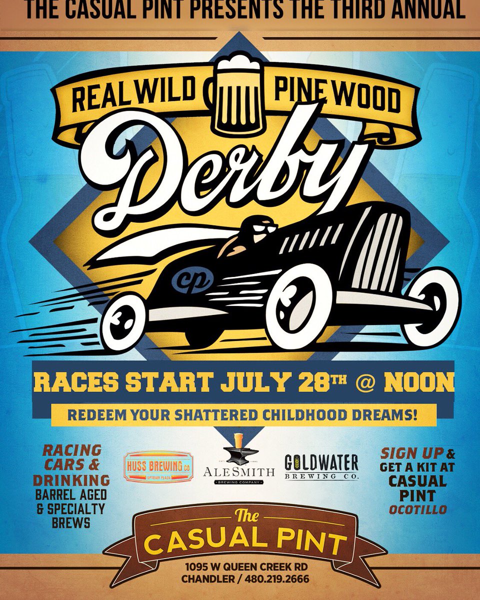 Races start at noon!