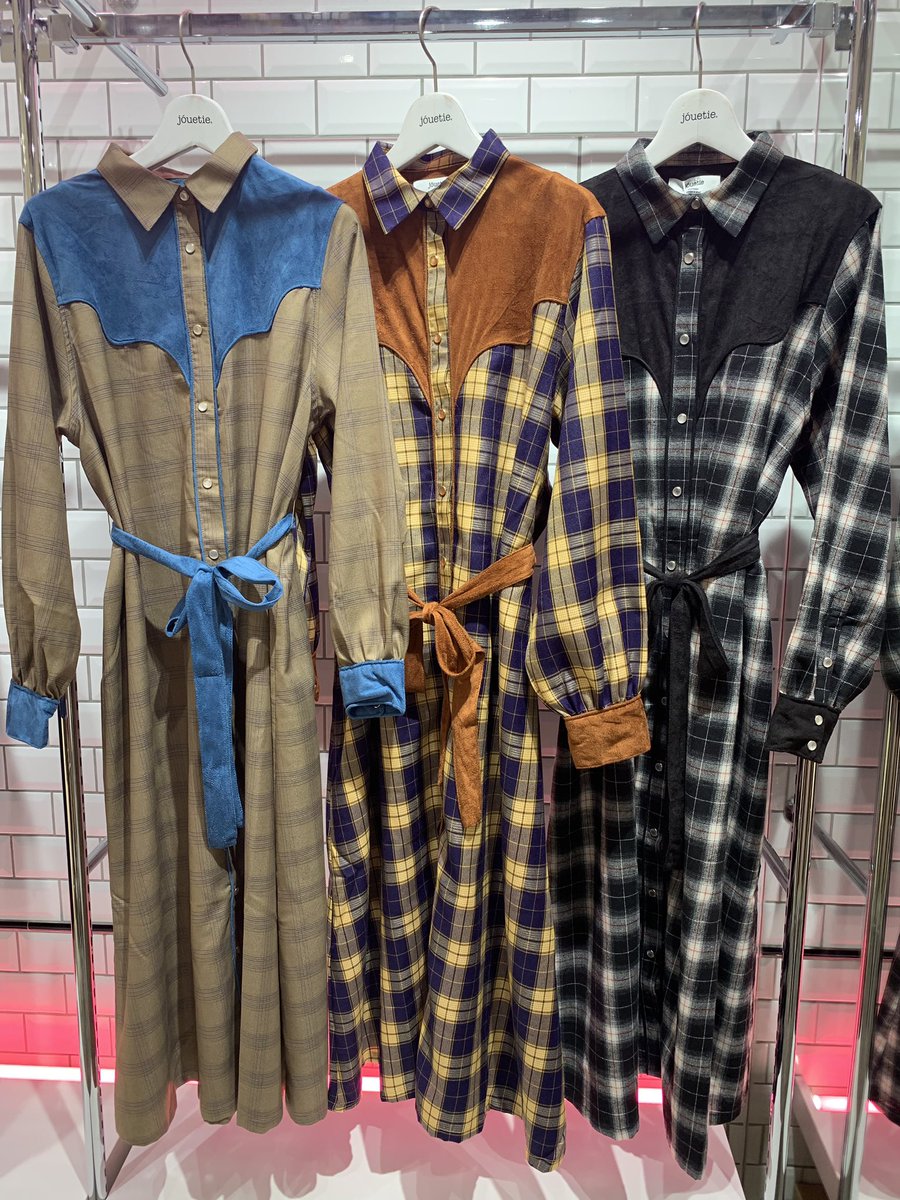 Jouetie名古屋パルコ New Arrival ウエスタンチェックワンピース 9 000 Tax Bge Ppl Blk ウエスタンシャツ調のデザインのロングワンピース ウエストリボンをチョーカーとして使用することも出来ます Jouetie T Co Fdopnhkl3w Jouetie名古屋パルコ New Arrival ウエスタンチェックワンピース 9 000 Tax Bge Ppl Blk ウエスタンシャツ調のデザインのロングワンピース ウエストリボンをチョーカーとして使用することも出来ます Jouetie T Co Fdopnhkl3w