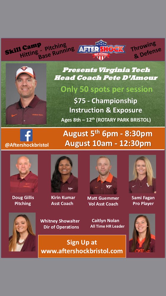 These camps are fast approaching! Find the location closest to you and get signed up.