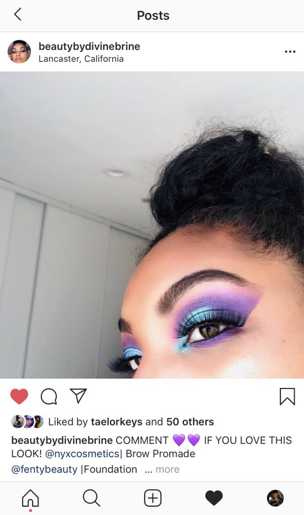 TylerCKeys's tweet image. So my girl is pretty good at makeup and all that cosmetic stuff you females love. She’s just tryna build a name for herself. Y’all go check out here page on insta and show her some love. Here is her Twitter @DivineBrine