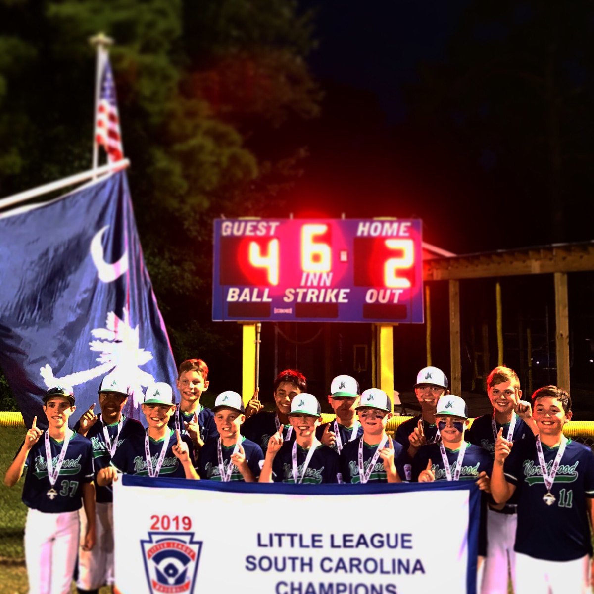 We’ll see you in Warner Robins, Team South Carolina! #llws #LittleLeague