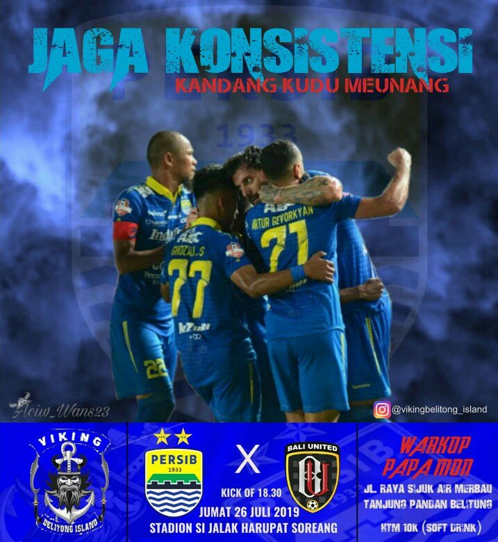 Nobar #vikingbelitong PERSIB X bali united.