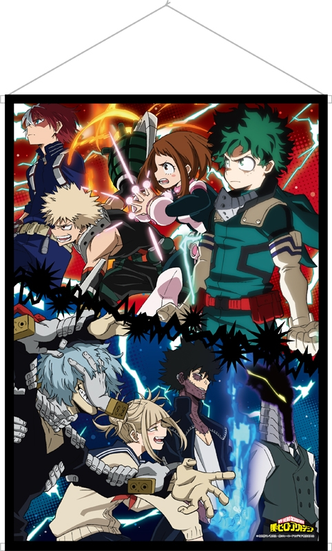 僕のヒーローアカデミア グッズ情報 アニメイトオンラインで予約開始 僕のヒーローアカデミア Vs敵 ヴィラン ビッグタペストリー T Co Bshwa7qfff Vs敵 ヴィラン イラストの第2弾 対立の緊張感溢れるインパクト大の特大タペストリー