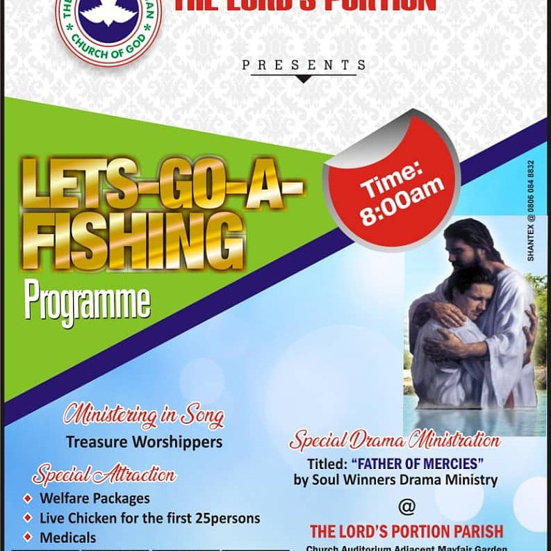 Lordsportion's tweet photo. This is one program you don't want to miss.
Please, make it a day with the Lord on Sunday 28th July, 2019 https://t.co/krtHgjbsKX