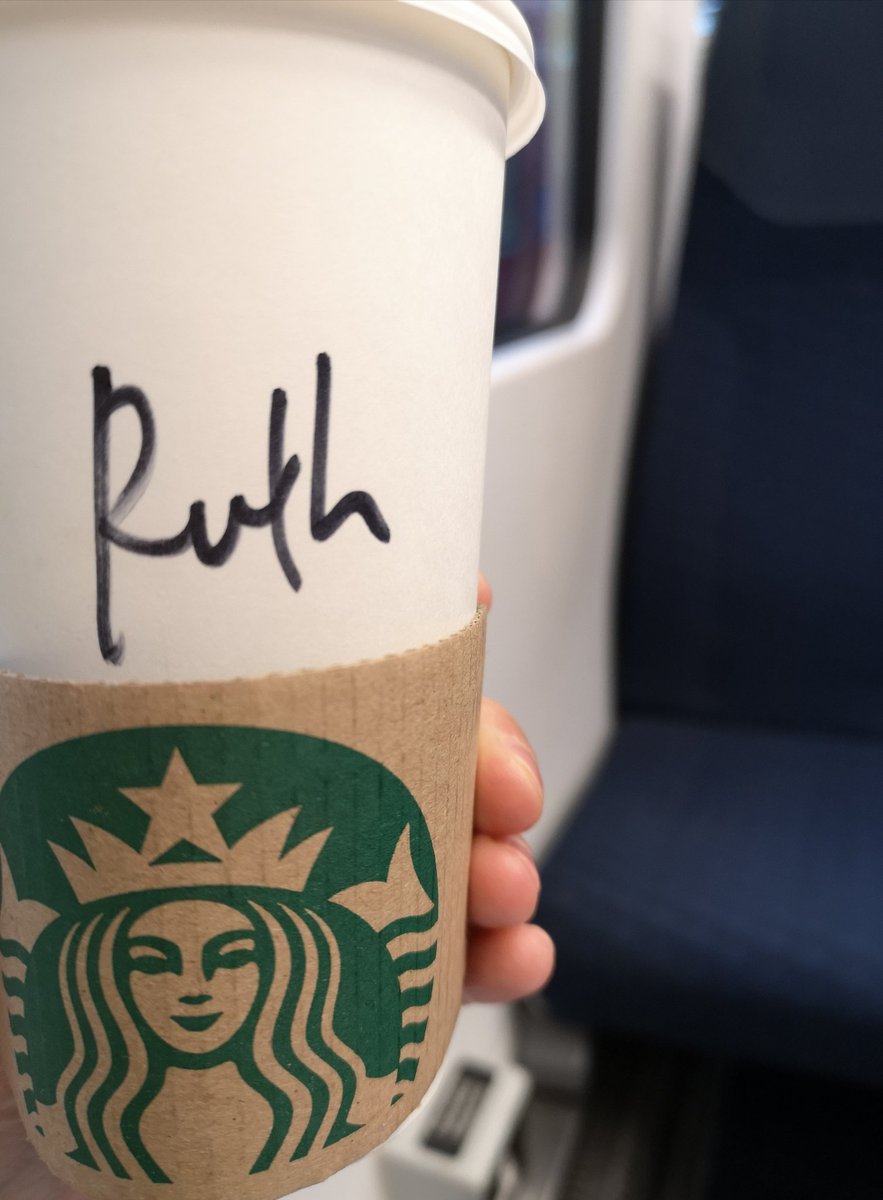 Epic fail on the personalisation front this morning <a href="/Starbucks/">Starbucks</a> - I'll have to create a character around my new alias #whatwouldruthdo
