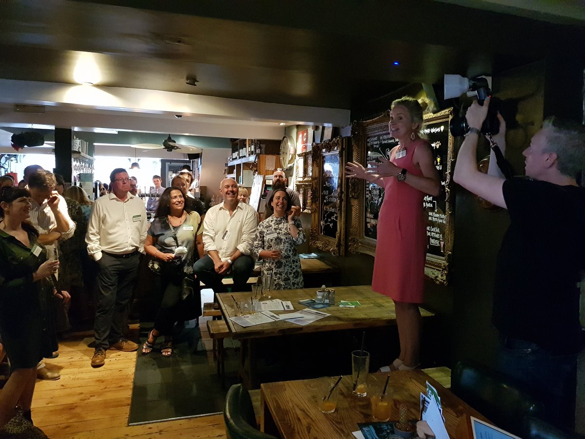 WinterKaty's tweet photo. It was lovely to attend the @ExeterLiving @TheMediaClash  #SummerReception earlier this week with @StevensJill to make some new &amp; old connections. Well done to @theoddfellows for the delightful #LocalCocktails too! https://t.co/TnYXB6MKRB