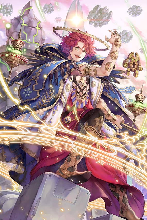 تويتر チェインクロニクル公式 على تويتر レジェンドフェス キャラクター紹介 享楽する力の賢者 メルティオール そんな面白そうなこと なぜ黙ってた ほらほら さっさと案内したまえ 魔法使い Cv 石田彰 イラスト Haccan チェンクロ 石田彰 T