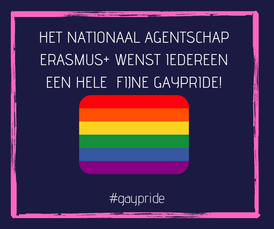 ErasmusplusNL's tweet photo. #gaypride #erasmusplusnl 🥳Morgen is het feest! Trots zijn wij op het Erasmus+project Homopoly - dat op weg is naar een beter begrip van diversiteit en homoseksualiteit binnen Europese scholen. Ontdek het project: https://t.co/UduyGcvSKX https://t.co/DBJrfSTRAh