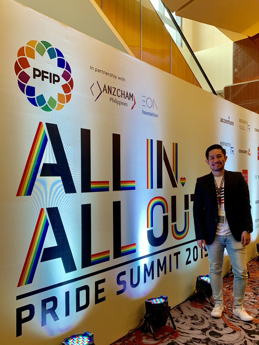 kikuchileo's tweet photo. Representing Emerson Legal at the PFIP Pride Summit 2019. #pfippridesummit https://t.co/RACxTQ6bm1
