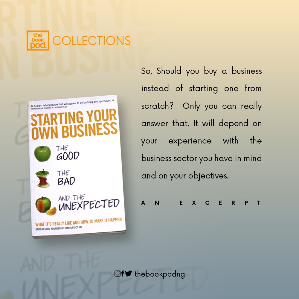 thebookpodng's tweet photo. We aim to enable purpose driven men and women reach their financially goals even as a start up. You can find this amazing material by David Lester at the book pod for your consumption.
PS: NOT FOR SALE 😎 
#bookcollections #collections #books #thebookpod #tgif #fridayposts #reade https://t.co/gO0Zd3JMJZ