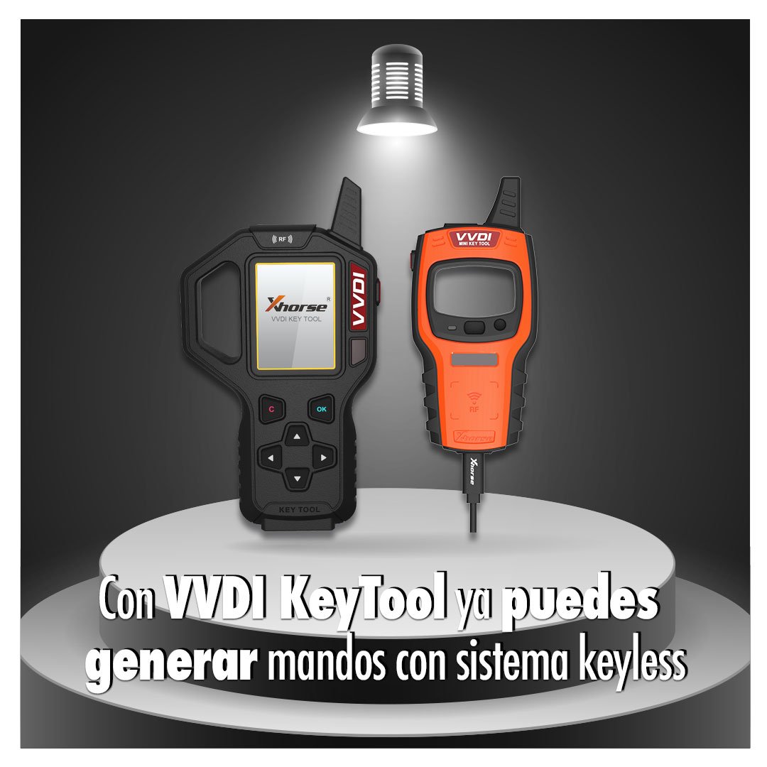 KeyCodeEs's tweet image. 👏🔑🚗 Novedad Xhorse: con VVDI KeyTool ya puedes generar mandos con sistema keyless (manos libres) 👏🔑🚗 

👉 mailchi.mp/key-code/dsqzn… 👈

#cerrajeria #automocion #mandoskeyless #programacion ¡No olvides visitarnos en key-code.com!