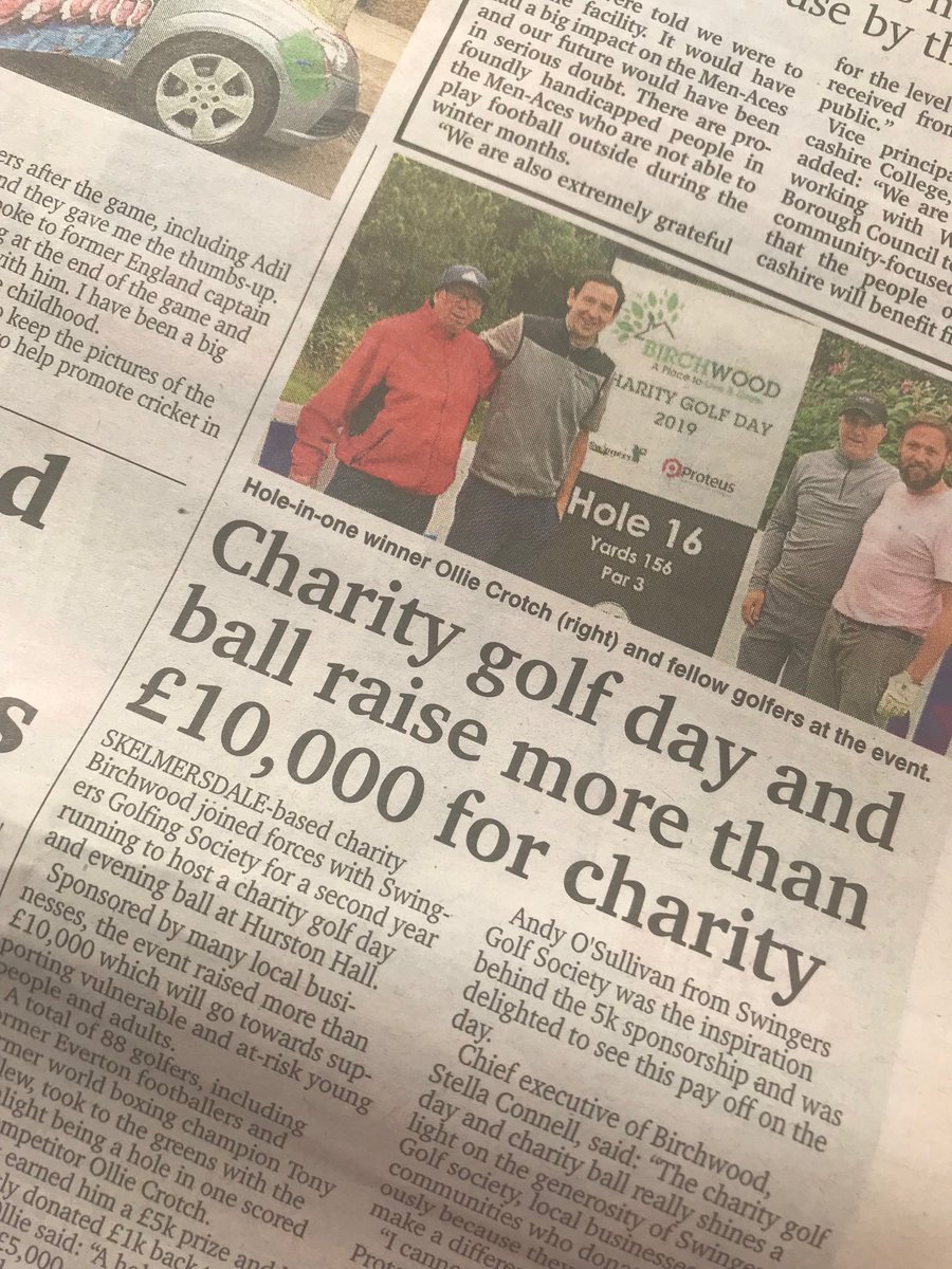 BirchwoodCentre's tweet photo. ⁦@Swingers_Golf_⁩ One week later.....They think it’s all over....it is now ! https://t.co/OfKueeYgCy