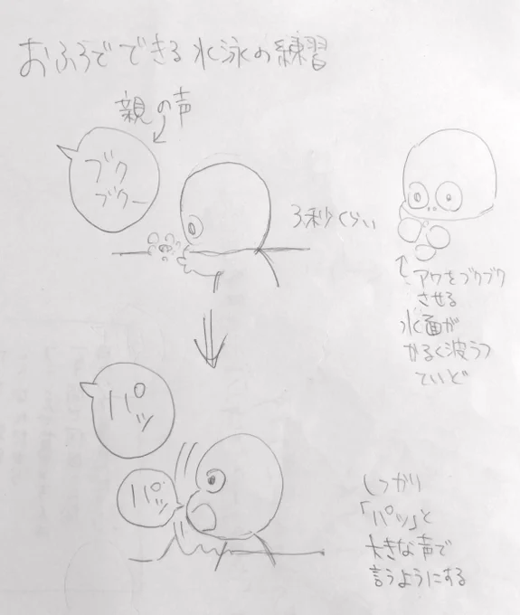 @maki0304o 息を止める練習の前に「息を吐いて吸う」の練習をするといいかもしれません。これができたら→顔つけ→水の中で薄目を開ける、の順で進めば良いかと。風呂でできます。 