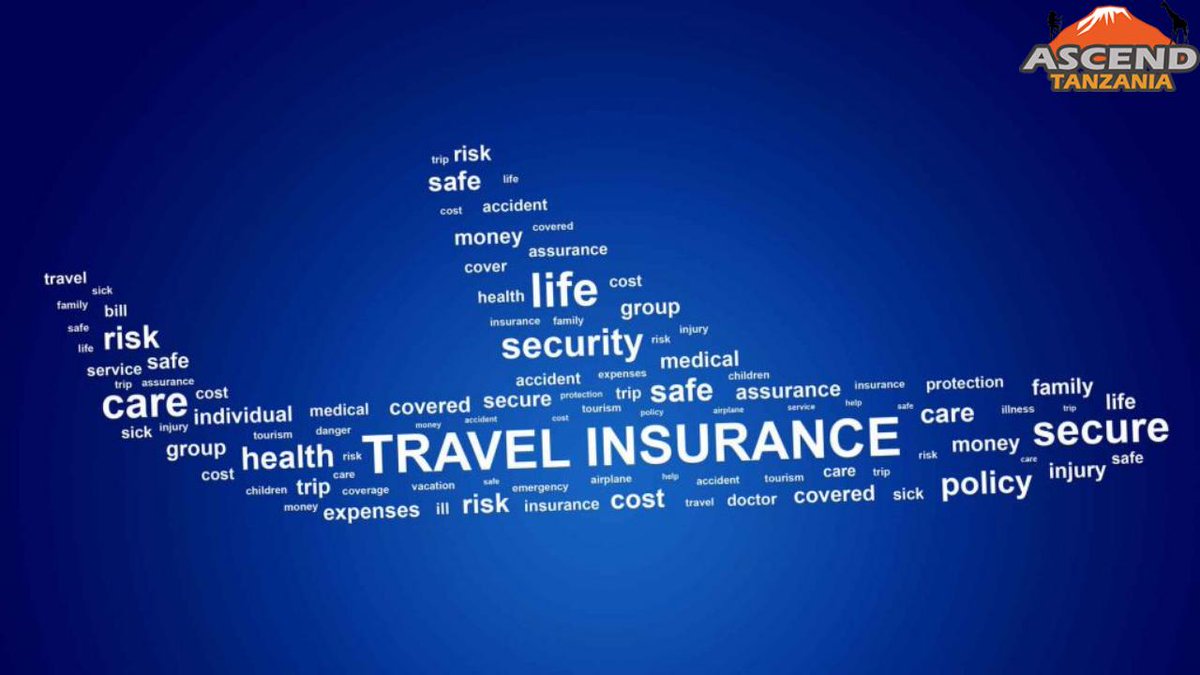 #AscendTanzania recommends that you purchase a travel protection plan to help to protect you and your trip investment.
Consider Travel protection plan for:
#TripCancellation #TripInterruption #EmergencyMedicalExpenses #TripDelay #BaggageDelay #EmergencyEvacuation