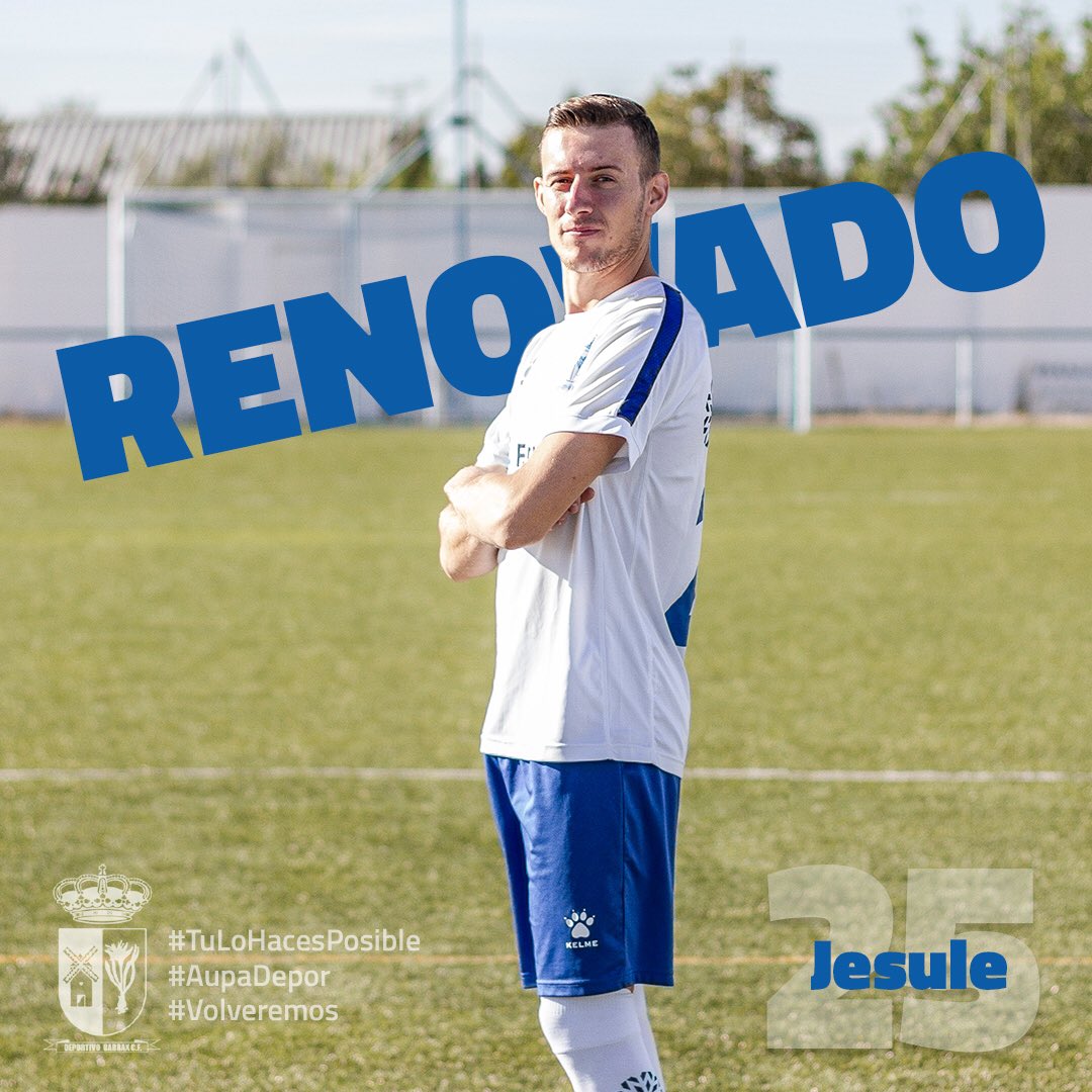 Su virtud es la velocidad y su defecto no frenar y por eso Jesule ha decido seguir avanzando con este proyecto 💪🏻

#TuLoHacesPosible
#Renovaciones
#Volveremos
#AupaDepor