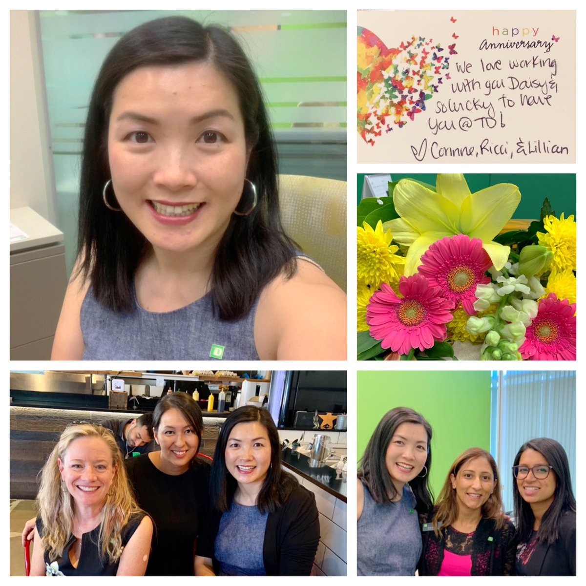 Thank you to <a href="/CorinneTrembat2/">Corinne Trembath</a> and <a href="/truong_lillianw/">Lillian Truong</a> for an early celebration on the eve of my 25th anniversary at TD! So lucky and blessed to work with so many amazing people and to have helped so many wonderful customers doing a job that I truly love and enjoy each and everyday!