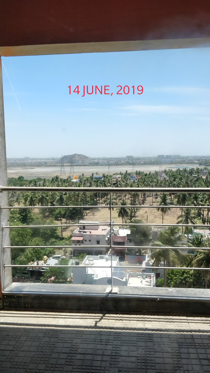 _georgesanjay's tweet image. View from Cognizant's MEPZ office near Tambaram. The difference rain makes :) 

#ChennaiRains 
@praddy06