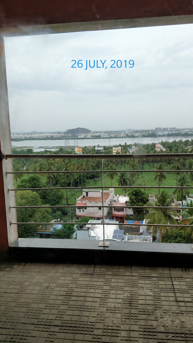 _georgesanjay's tweet image. View from Cognizant's MEPZ office near Tambaram. The difference rain makes :) 

#ChennaiRains 
@praddy06