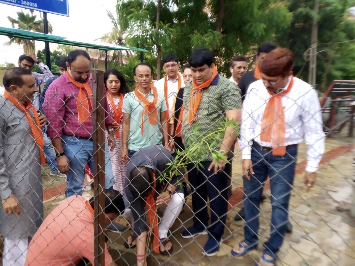 bharatpandyabjp's tweet image. ।।छोड़ में रणछोड़ है ।।
| | वृक्षो वावो वरसाद लावो | |

'#सदस्यता_पर्व' के अवसर पर #चालु_बारिश में अहमदाबाद जिल्ला के बोपल मंडलमें अमिधारा सोसायटीके पास नगरपालिका कोर्पोरेटर एवं भाजपा कार्यकर्ताओं एवं जनता के साथ वृक्षारोपण किया। #SelfieWithATree
#BJPMembership