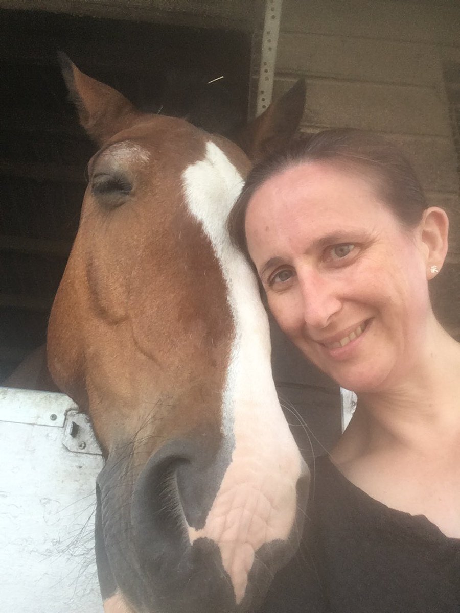 HazzyC's tweet photo. Just had fab #ridinglesson with kindly Teddy who definitely was encouraging me to work hard this morning especially on #moreleg and maintaining my overall #posture https://t.co/jyN1qiB6VW