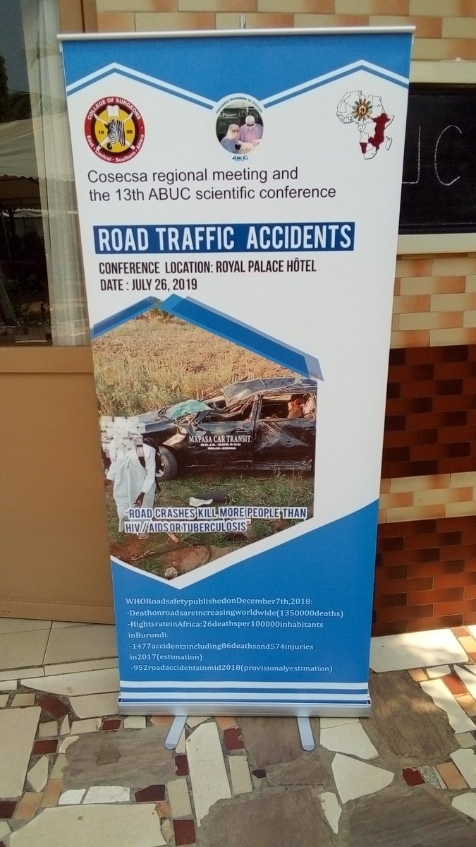 haregide28's tweet photo. Happening now at Royal palace hotel the 13th abuc scientific conference and #cosesca regional meeting. The main topic is #roadtraficaccidents .road to #UHC #UNLM #globalsurgery @ncdalliance @P_irakoze @MigaboBlaise @docjeremiah61 @vanessa_irumva https://t.co/blmnL8nN2g