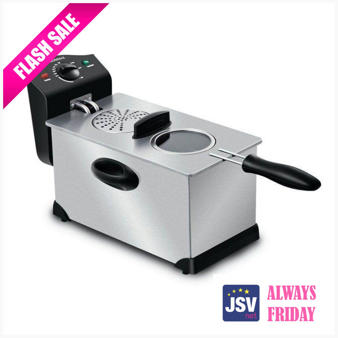 JSVnet's tweet image. FREIDORA MONDIAL FT-06 PREMIUM FRIER - 2000W - CUBETA 3.5L - TERMOSTATO HASTA 200º - BASE ANTIDESLIZANTE - TOTALMENTE DESMONTABLE por €47.75 (Envío gratis).
compra aquí tinyurl.com/yxc88ocp 
#papeleria #tórner