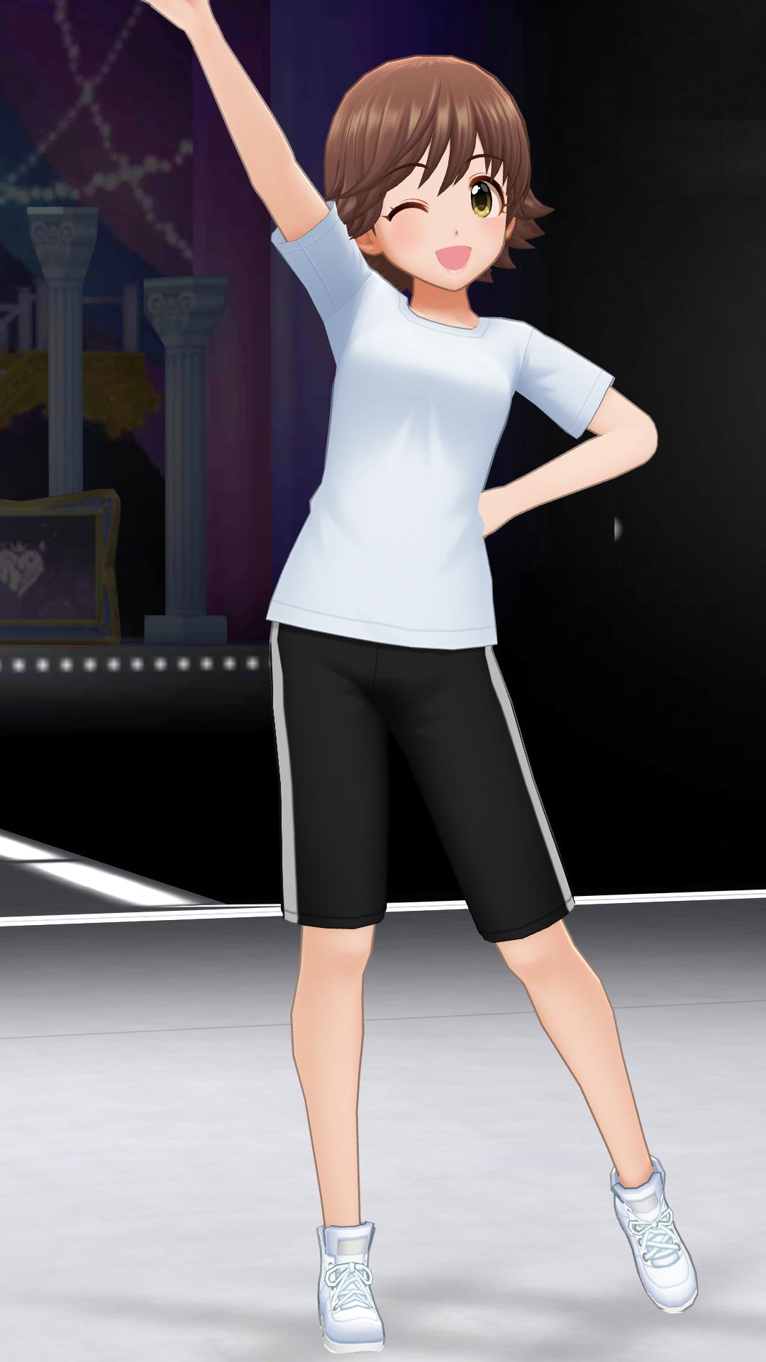 おたもん デレステに追加されたレッスンウェアを色変えすると体操着ですね T Co O74u7d1mb0 Twitter