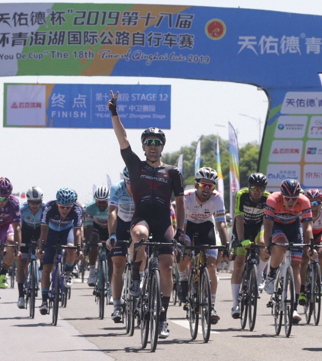 🇳🇱<a href="/RoyEefting/">Roy Eefting</a> of 🇸🇪<a href="/MEMILprocycling/">MEMIL Pro Cycling</a> wins stage 12 of 🇨🇳<a href="/TDQL_Official/">Tour of Magnificent Qinghai</a>
(📷#TDQL2019)