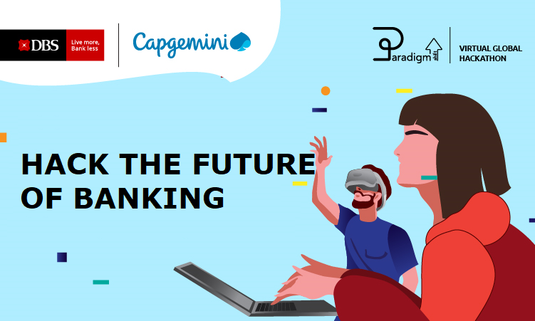Capgemini's tweet photo. Have an idea to transform the banking industry? Submit your concept by August 2 for the upcoming global banking hackathon with @dbsbank: https://t.co/JLyEGxdzmZ   
#DBSpshift #globalhack #LivemoreBankless https://t.co/PrFTyVKSjS