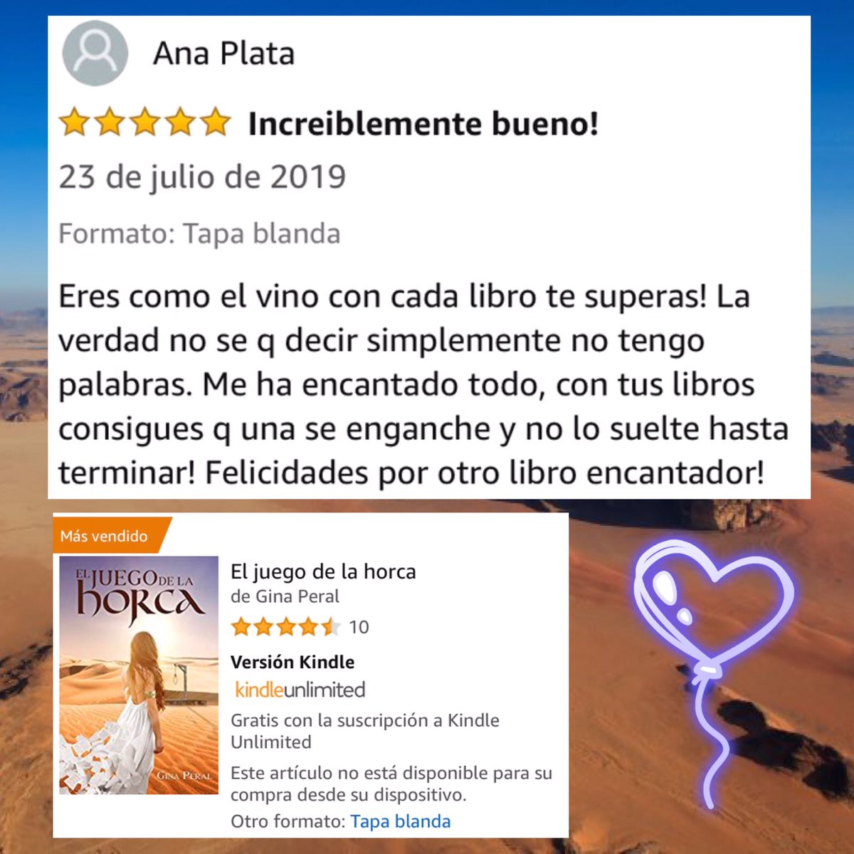 ginaperal05's tweet photo. Y a los buenos días con alegría que ya estamos a viernes y el finde ya asoma la patita!!
¿Lecturas para el finde? Déjate atrapar, sorprender y cautivar por «El juego de la horca» mi candidatura al #PremioLiterario2019
https://t.co/P15FtXtu0R
#PLA #PLA19 #EJDLH #LecturaRecomendada https://t.co/yurIxNVZkq