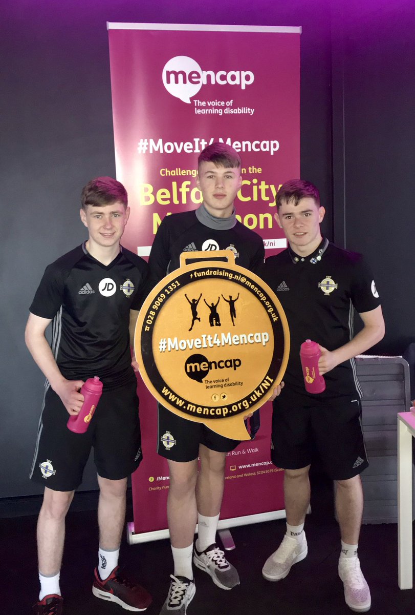 Mencap_NI's tweet photo. Congratulations to Barry Baggley on signing his new 3 year contract with @ftfc 🔴⚽️⚫️ Barry took some time out of his @GymcoBelfast session last year to help promote our #MoveIt4Mencap @marathonbcm campaign which raised over £80k for @Mencap_NI 👏🏻 https://t.co/BSltjDFtlv